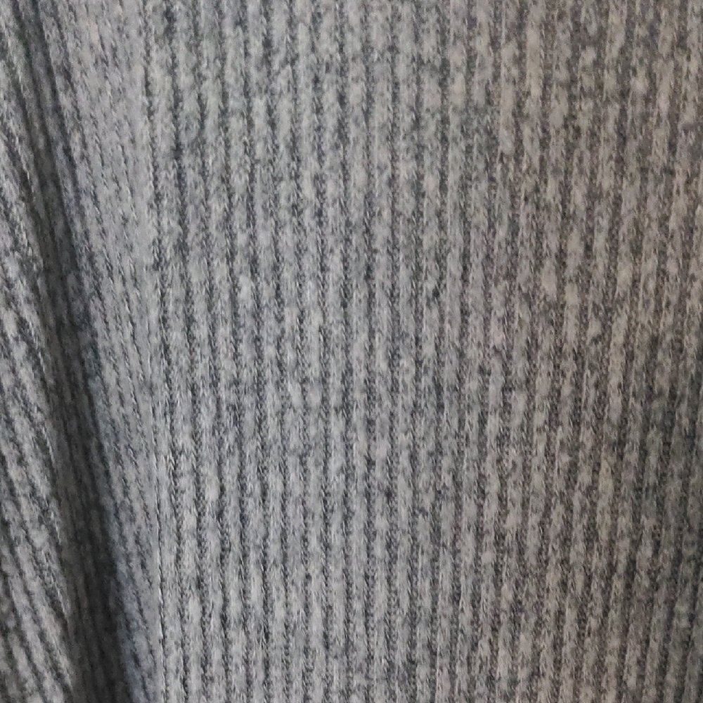 EUC✨ HUDSON GRAY oversized medium (XL) oatmeal short sleeve v-neck knit top - Picture 12 of 14